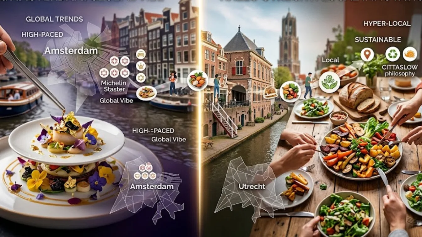 Dag Amsterdam, Hallo Utrecht: Waarom Foodies de Hoofdstad Verruilen voor de Domstad in 2026