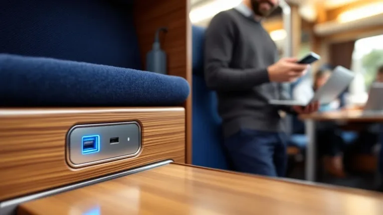 De verborgen usb-poort in de trein: hoe je jouw apparaten oplaadt zonder de batterij te beschadigen