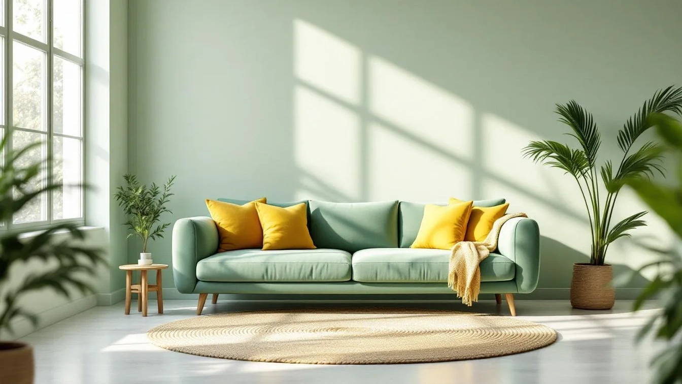 Een interieurexpert onthult: de enige kleur die je woonkamer direct dat lichte lentegevoel geeft